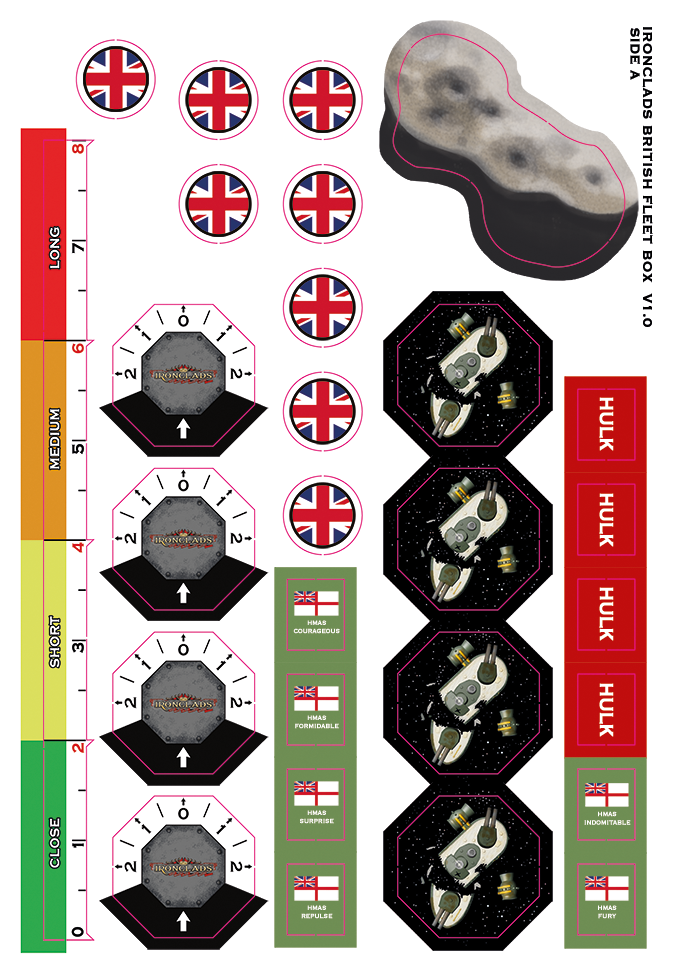 British Punchboard Token Set